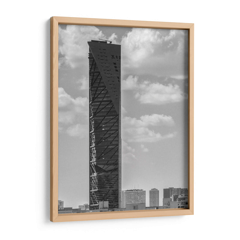 Torre Reforma I, Blanco y Negro - Bernardo Miranda | Cuadro decorativo de Canvas Lab