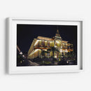 Palacio de Hierro Nocturno Orizaba - Roz | Cuadro decorativo de Canvas Lab