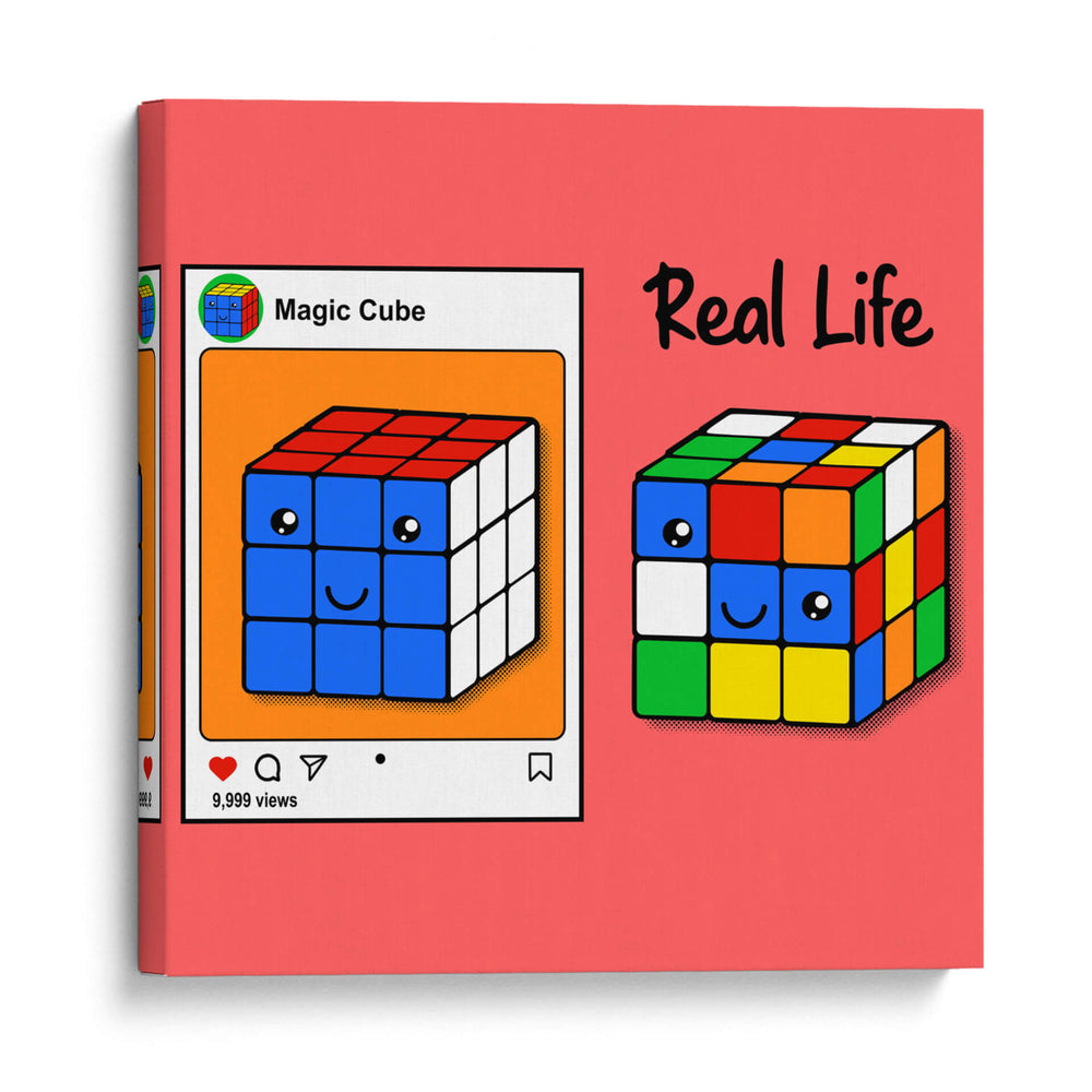 Cubo de Rubik en Redes Sociales - Roge I. Luis | Cuadro decorativo de Canvas Lab