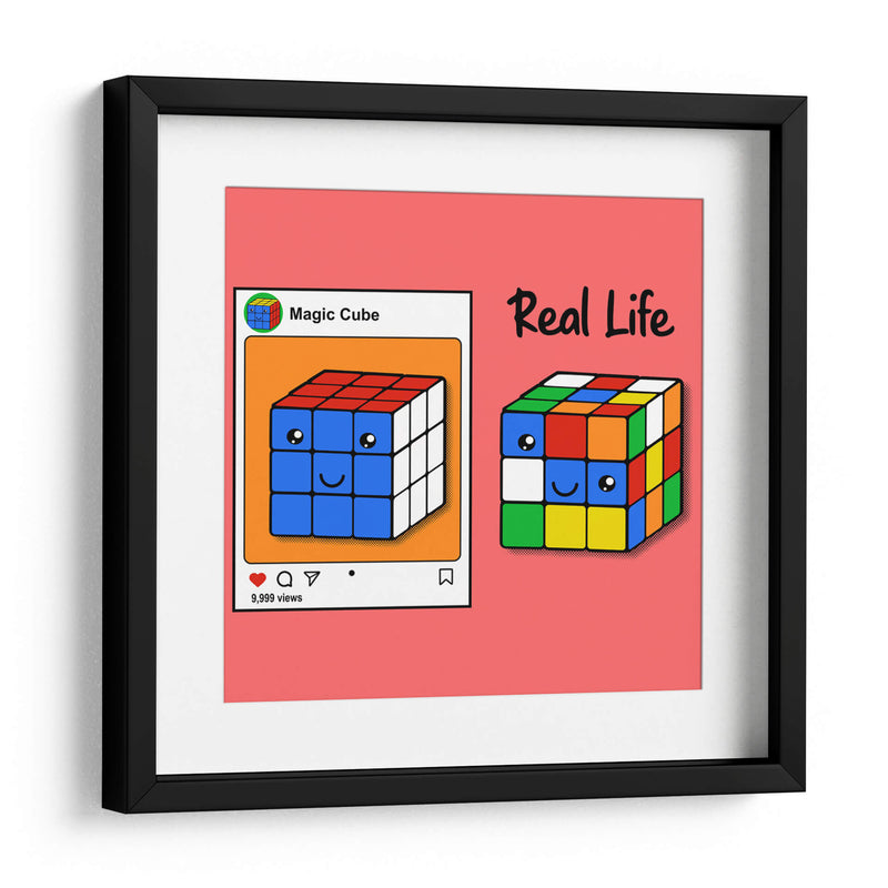 Cubo de Rubik en Redes Sociales - Roge I. Luis | Cuadro decorativo de Canvas Lab