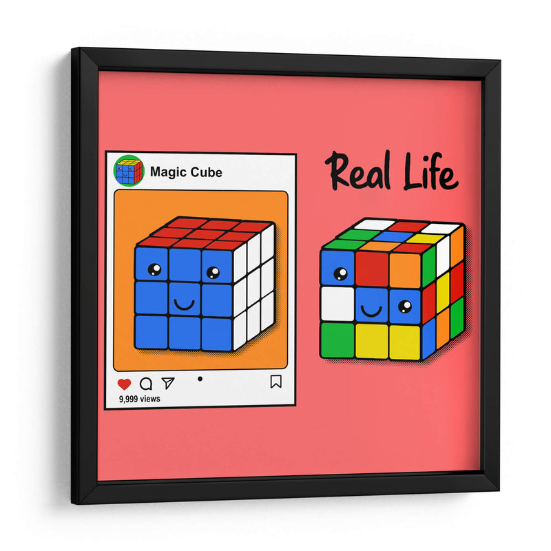 Cubo de Rubik en Redes Sociales - Roge I. Luis | Cuadro decorativo de Canvas Lab