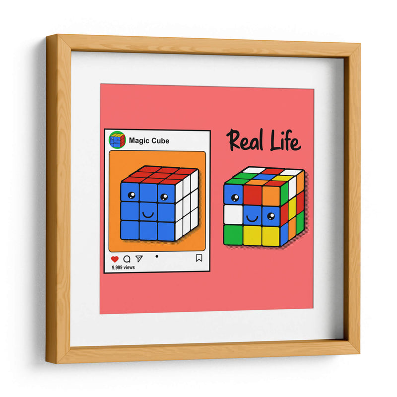 Cubo de Rubik en Redes Sociales - Roge I. Luis | Cuadro decorativo de Canvas Lab