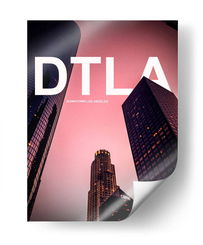 DOWNTOWN LA - Ramon MRQZ | Cuadro decorativo de Canvas Lab