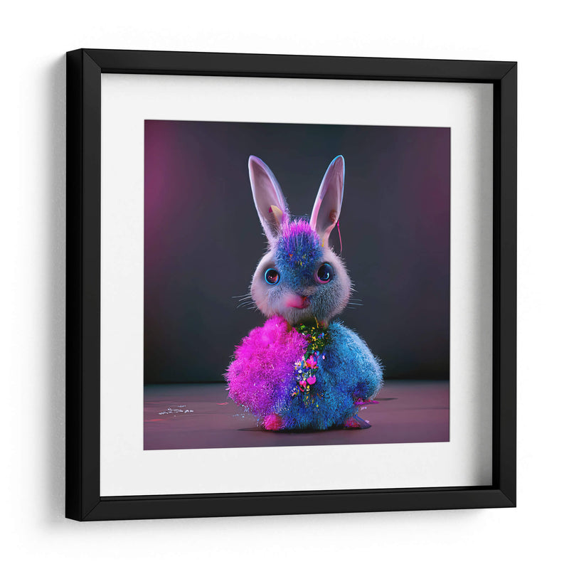 BUNNY WITH PINK FLOWERS - MICHEL ARCIGA LIFESTYLE PHOTOGRAPHY | Cuadro decorativo de Canvas Lab