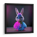 BUNNY WITH PINK FLOWERS - MICHEL ARCIGA LIFESTYLE PHOTOGRAPHY | Cuadro decorativo de Canvas Lab