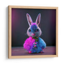 BUNNY WITH PINK FLOWERS - MICHEL ARCIGA LIFESTYLE PHOTOGRAPHY | Cuadro decorativo de Canvas Lab
