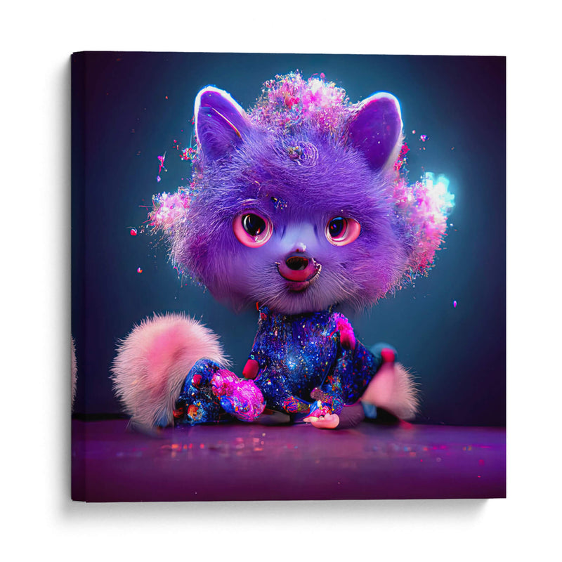 PURPLE SPACE FOX - MICHEL ARCIGA LIFESTYLE PHOTOGRAPHY | Cuadro decorativo de Canvas Lab