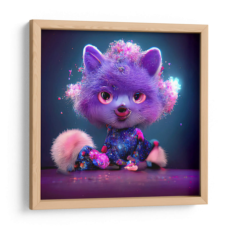 PURPLE SPACE FOX - MICHEL ARCIGA LIFESTYLE PHOTOGRAPHY | Cuadro decorativo de Canvas Lab