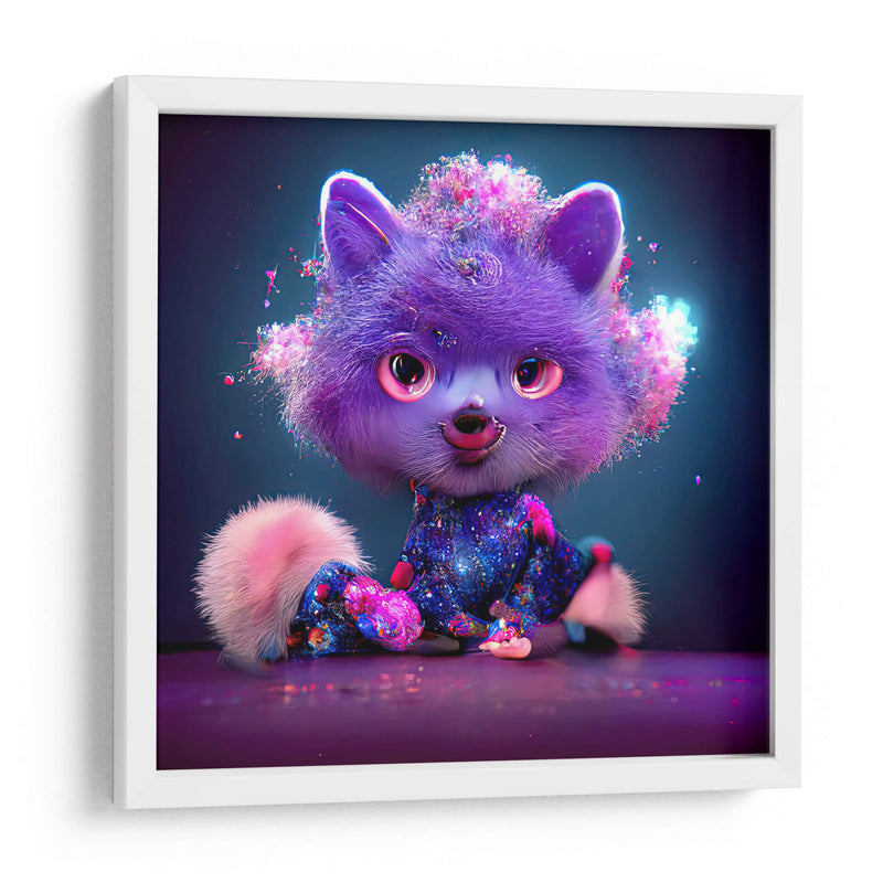 PURPLE SPACE FOX - MICHEL ARCIGA LIFESTYLE PHOTOGRAPHY | Cuadro decorativo de Canvas Lab