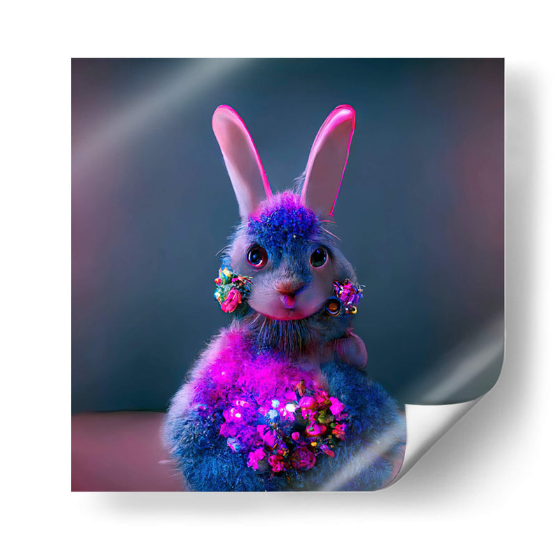 FLORAR BLUE RABBIT - MICHEL ARCIGA LIFESTYLE PHOTOGRAPHY | Cuadro decorativo de Canvas Lab