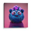 CUTE BLUE MONSTER - MICHEL ARCIGA LIFESTYLE PHOTOGRAPHY | Cuadro decorativo de Canvas Lab
