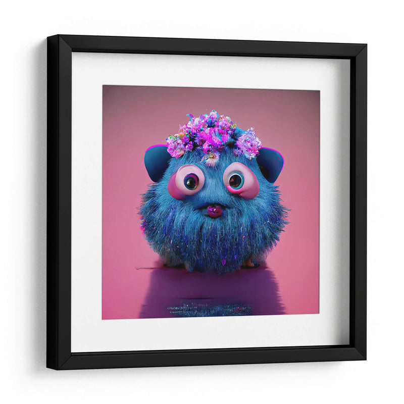 CUTE BLUE MONSTER - MICHEL ARCIGA LIFESTYLE PHOTOGRAPHY | Cuadro decorativo de Canvas Lab