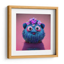 CUTE BLUE MONSTER - MICHEL ARCIGA LIFESTYLE PHOTOGRAPHY | Cuadro decorativo de Canvas Lab