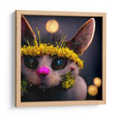 FLORAL CAT - MICHEL ARCIGA LIFESTYLE PHOTOGRAPHY | Cuadro decorativo de Canvas Lab