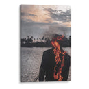 En llamas - El Mugiwaraa | Cuadro decorativo de Canvas Lab