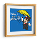 How I Met My Princess - Roge I. Luis | Cuadro decorativo de Canvas Lab