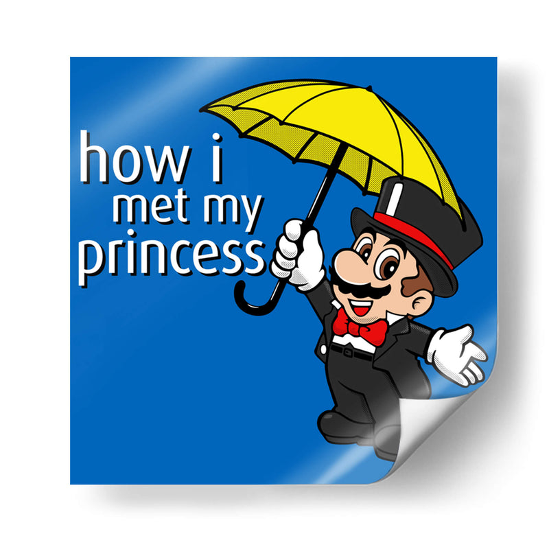 How I Met My Princess - Roge I. Luis | Cuadro decorativo de Canvas Lab