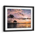 Atardecer en la piscina infinita - Dreamer Studio | Cuadro decorativo de Canvas Lab