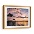 Atardecer en la piscina infinita - Dreamer Studio | Cuadro decorativo de Canvas Lab