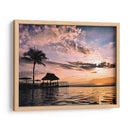 Atardecer en la piscina infinita - Dreamer Studio | Cuadro decorativo de Canvas Lab
