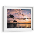 Atardecer en la piscina infinita - Dreamer Studio | Cuadro decorativo de Canvas Lab