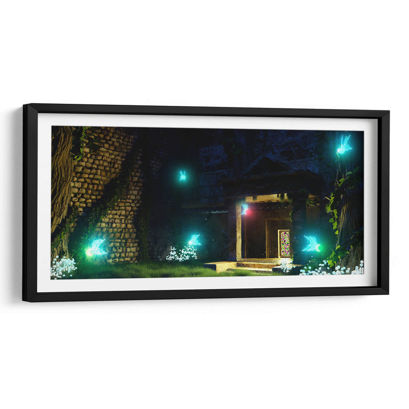 El templo del bosque perdido en algun lugar en mi niñez - Ctrl_Z3T4 | Cuadro decorativo de Canvas Lab