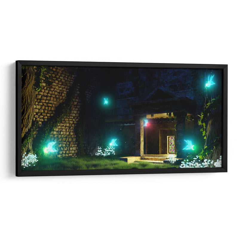 El templo del bosque perdido en algun lugar en mi niñez - Ctrl_Z3T4 | Cuadro decorativo de Canvas Lab