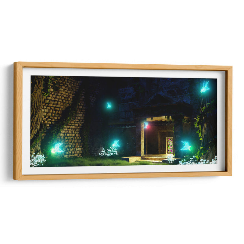 El templo del bosque perdido en algun lugar en mi niñez - Ctrl_Z3T4 | Cuadro decorativo de Canvas Lab