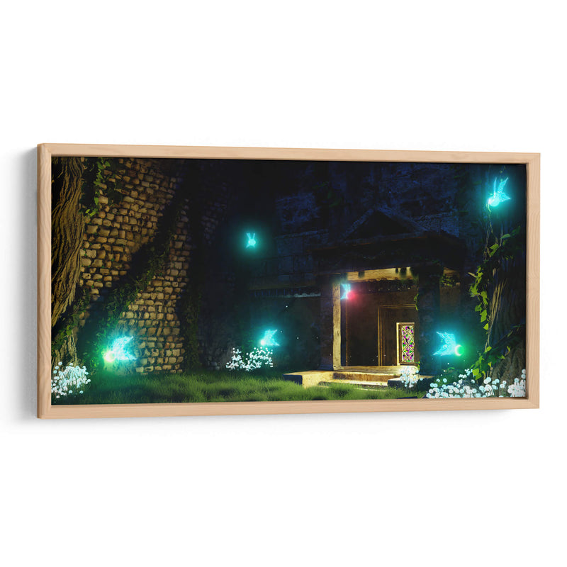 El templo del bosque perdido en algun lugar en mi niñez - Ctrl_Z3T4 | Cuadro decorativo de Canvas Lab