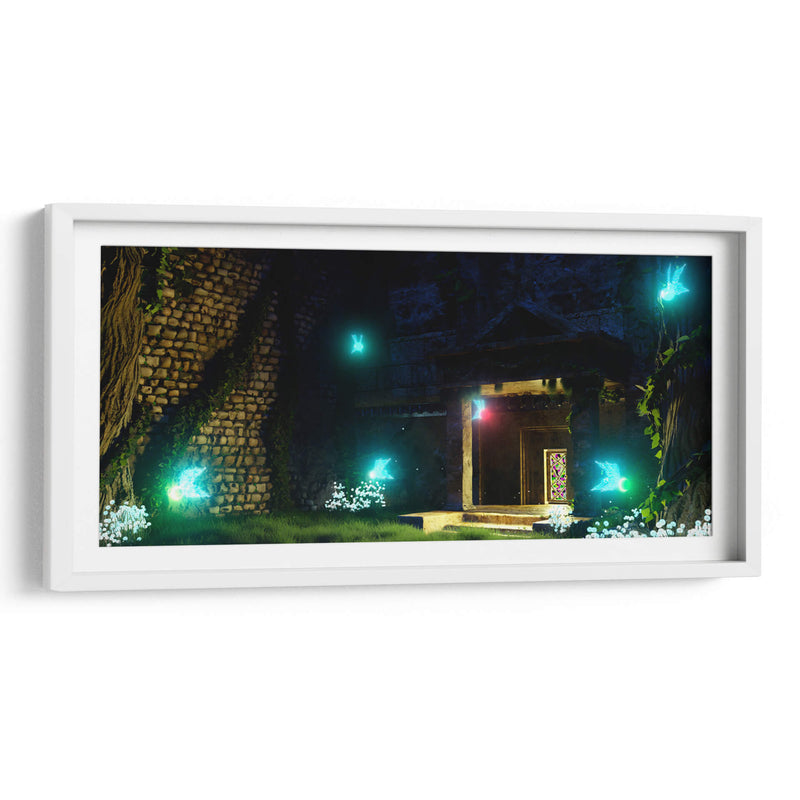 El templo del bosque perdido en algun lugar en mi niñez - Ctrl_Z3T4 | Cuadro decorativo de Canvas Lab