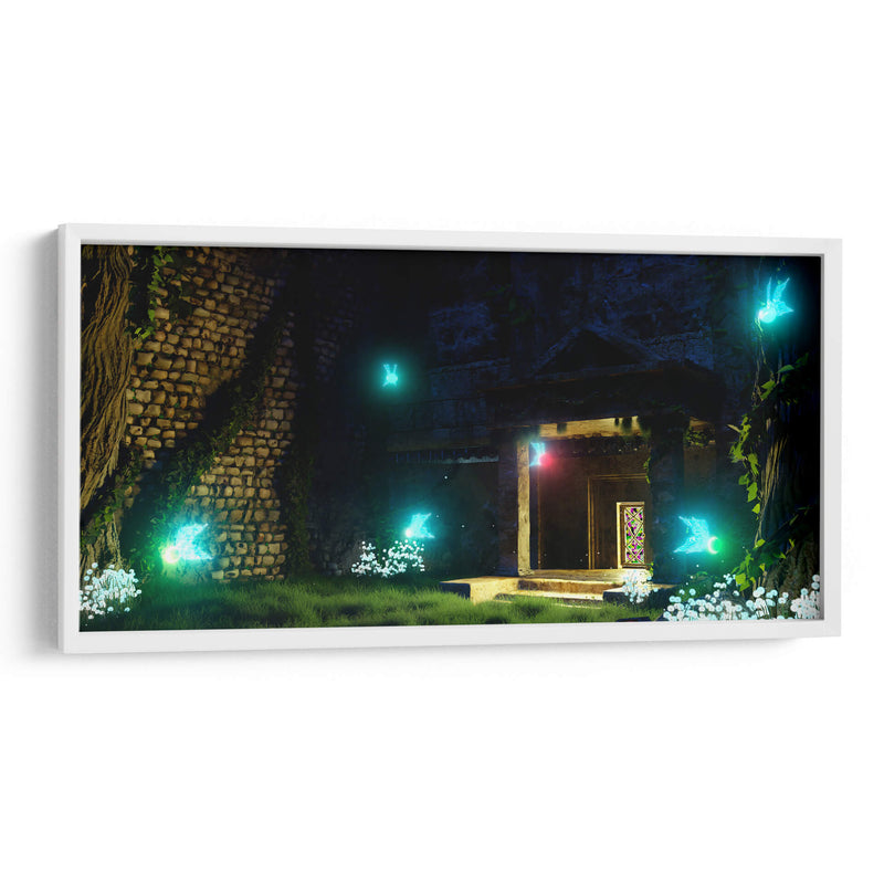 El templo del bosque perdido en algun lugar en mi niñez - Ctrl_Z3T4 | Cuadro decorativo de Canvas Lab