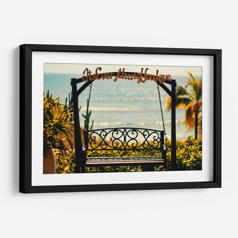 Banquita al mar - Dreamer Studio | Cuadro decorativo de Canvas Lab