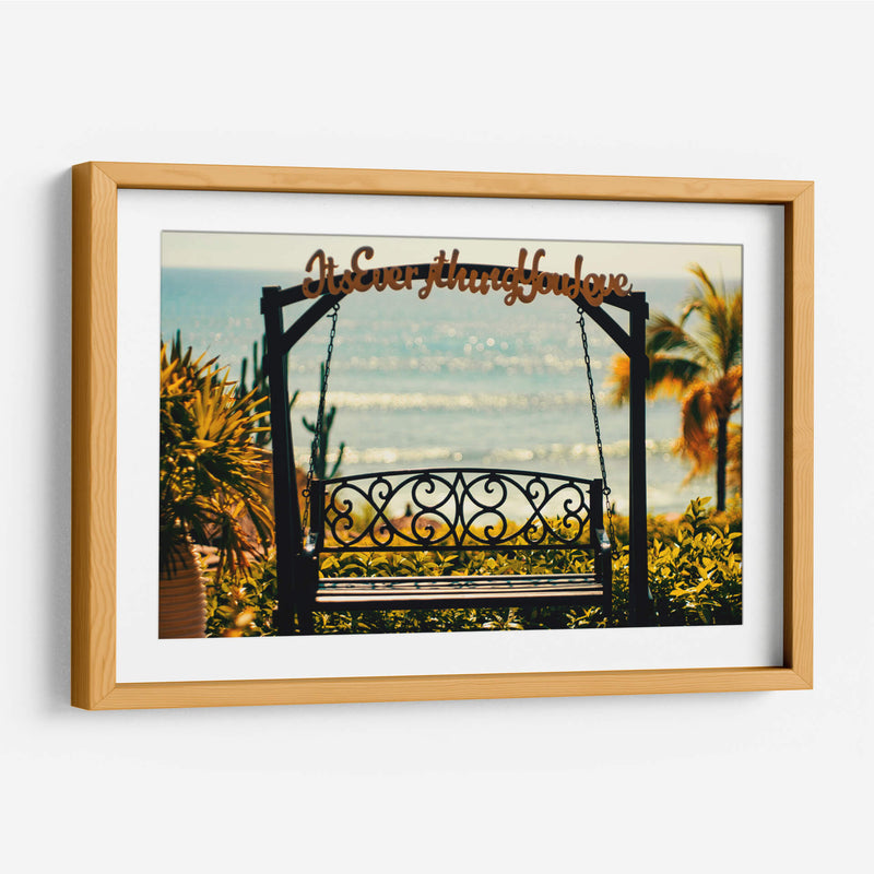 Banquita al mar - Dreamer Studio | Cuadro decorativo de Canvas Lab