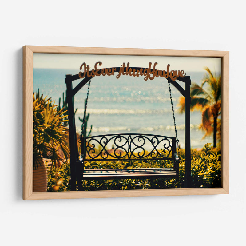 Banquita al mar - Dreamer Studio | Cuadro decorativo de Canvas Lab