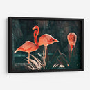 Los Tres Flamingos - Dreamer Studio | Cuadro decorativo de Canvas Lab