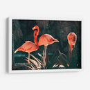 Los Tres Flamingos - Dreamer Studio | Cuadro decorativo de Canvas Lab