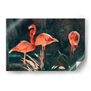Los Tres Flamingos - Dreamer Studio | Cuadro decorativo de Canvas Lab
