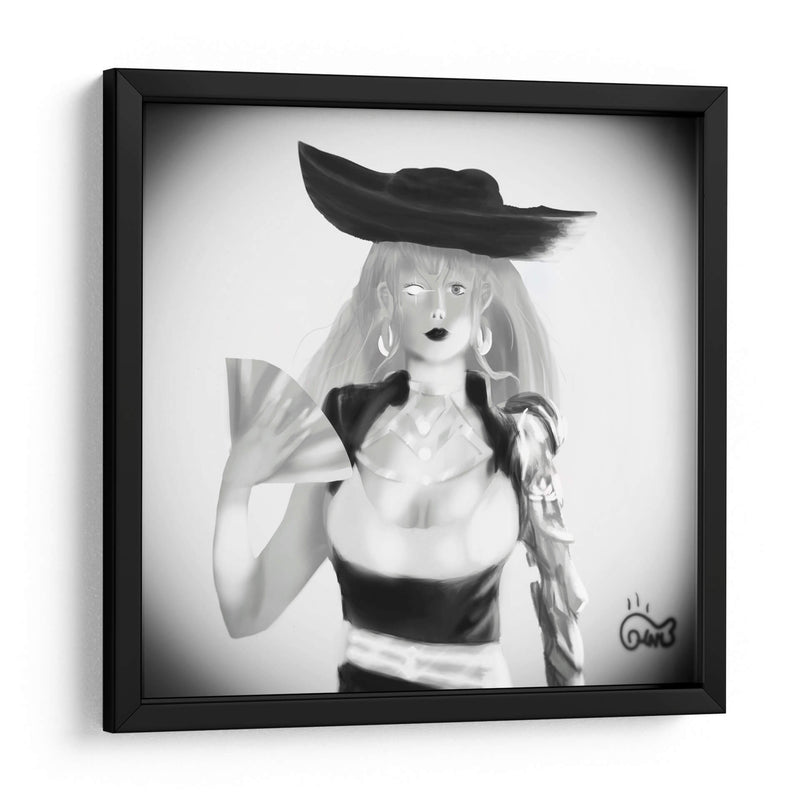 Cyber Lady - Ham Hams! | Cuadro decorativo de Canvas Lab