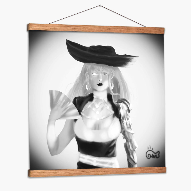 Cyber Lady - Ham Hams! | Cuadro decorativo de Canvas Lab