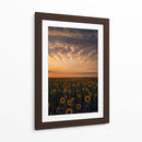 atardecer en el campo - Casados | Cuadro decorativo de Canvas Lab