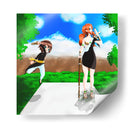 Entrenamiento con la Espada - Ham Hams! | Cuadro decorativo de Canvas Lab