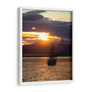 Navegando al  atardecer - Carlos Montaño | Cuadro decorativo de Canvas Lab