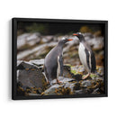 Pareja de pingüinos Gentoo - Carlos Montaño | Cuadro decorativo de Canvas Lab