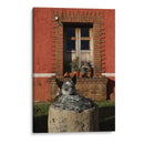 Perro descansando en hacienda - Luis Rodrigo Magaña Andrade | Cuadro decorativo de Canvas Lab