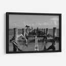 Pelícanos en muelle antiguo - Luis Rodrigo Magaña Andrade | Cuadro decorativo de Canvas Lab