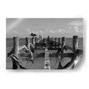 Pelícanos en muelle antiguo - Luis Rodrigo Magaña Andrade | Cuadro decorativo de Canvas Lab