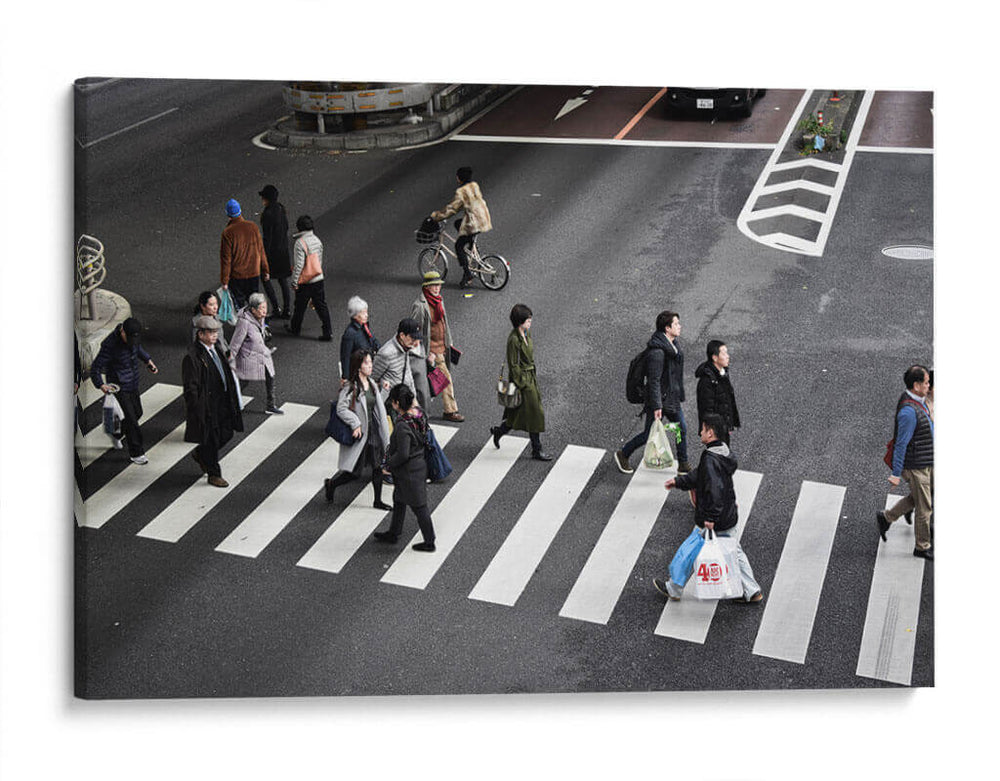 Cruce de Peatones en Tokio, Japón - Luis Velasco | Cuadro decorativo de Canvas Lab