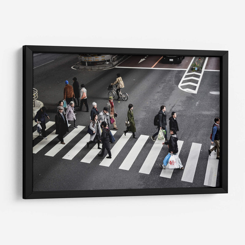 Cruce de Peatones en Tokio, Japón - Luis Velasco | Cuadro decorativo de Canvas Lab