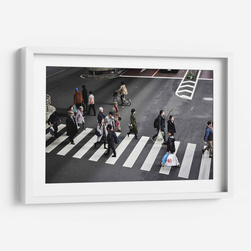 Cruce de Peatones en Tokio, Japón - Luis Velasco | Cuadro decorativo de Canvas Lab