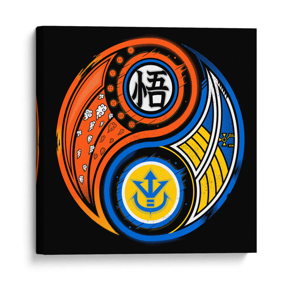 Yin Yang Saiyan - Roge I. Luis | Cuadro decorativo de Canvas Lab